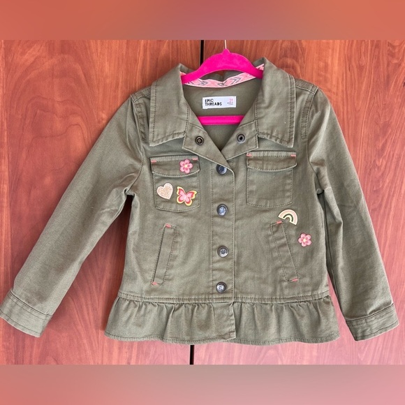 Epic Threads Other - Epic Threads - Olive Green Girls Jacket (Sz 2t)